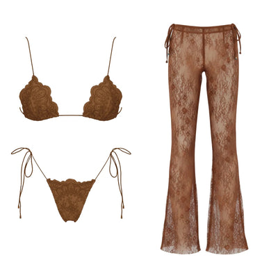 Brazilian Sexy Bikini with Pants, Skirt or Wrap for Women