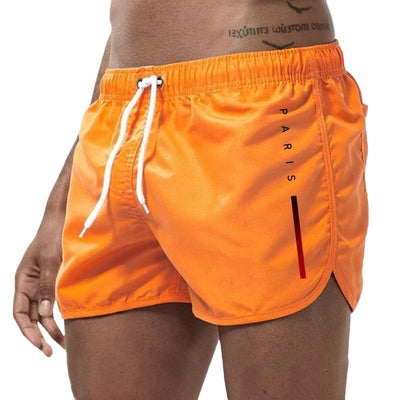 PARIS Men's Beach Shorts-Casual Quick Drying Sports Swimwear