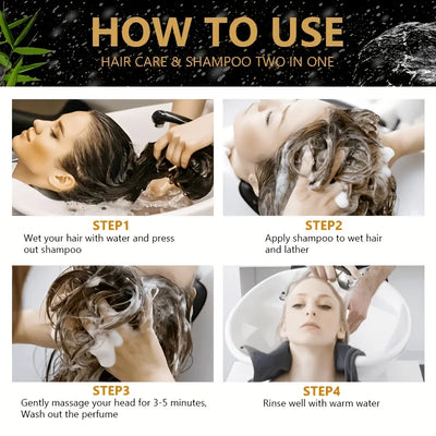 GSWP 3in1 Biotin Rosemary & Onion Shampoo. Deeply Cleanses Scalp, Controls Excess Oil, Moisturizes, Softens and Nourishes. 150ml