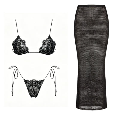 Brazilian Sexy Bikini with Pants, Skirt or Wrap for Women