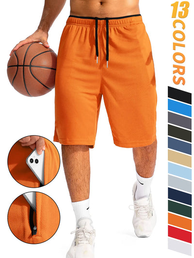 Men's Summer Running, Basketball, Gym Fitness Training Shorts