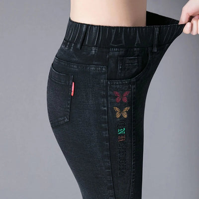High Waist Stretch Jeans for Women