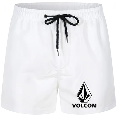 Men's VOLCOM Beach Shorts-Drawstring with Mesh Lining