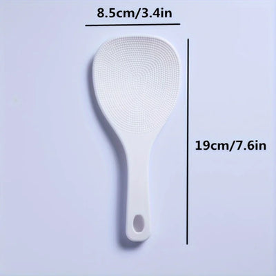 1pc Plastic Rice Paddle Spoon, Anti-Scald, Non-Stick And Easy To Clean