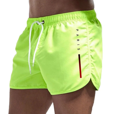 PARIS Men's Beach Shorts-Casual Quick Drying Sports Swimwear
