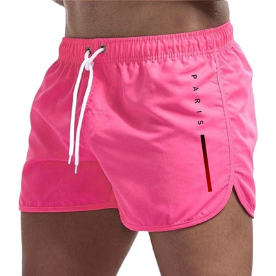 PARIS Men's Beach Shorts-Casual Quick Drying Sports Swimwear