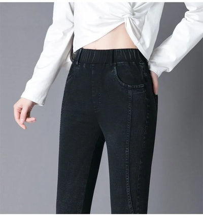 High Waist Stretch Jeans for Women