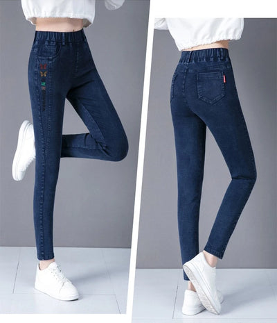 High Waist Stretch Jeans for Women