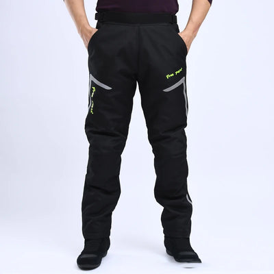 Motorcycle Windproof Riding Pants-Thermal Equipped Quick-release Trousers