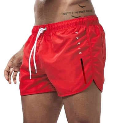 PARIS Men's Beach Shorts-Casual Quick Drying Sports Swimwear