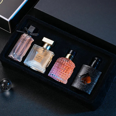 Women's Perfume Set 100ml Gift Box 4piece Fresh Lasting Fragrance's