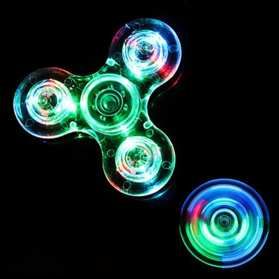 Fidget Spinner Stress Relief Toys-Luminous LED light Fidget Spinner Hand Top Spinners