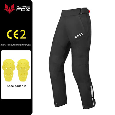 Men's Winter Motorbike Quick Release Pants With Built in CE Protectors-Warm, Waterproof, Off-road, Motocross Pants