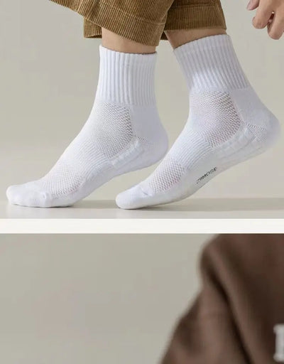 1 Pair Socks Men's Cotton Deodorant Winter Towel Bottom with Velvet Uppers Thickened Sports Basketball Socks
