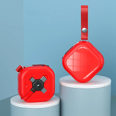 Retractable 3 in 1 USB Fast Charge Data Cable for iPhone