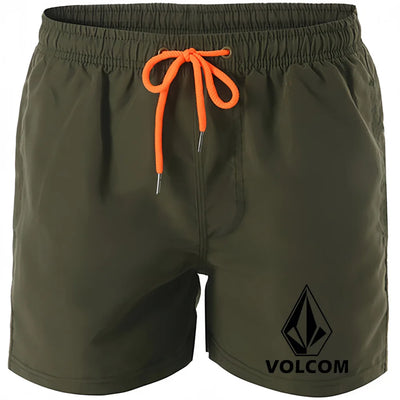 Men's VOLCOM Beach Shorts-Drawstring with Mesh Lining