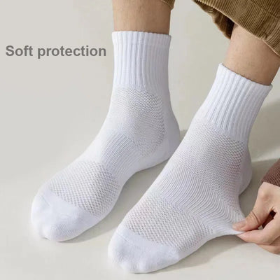 1 Pair Socks Men's Cotton Deodorant Winter Towel Bottom with Velvet Uppers Thickened Sports Basketball Socks