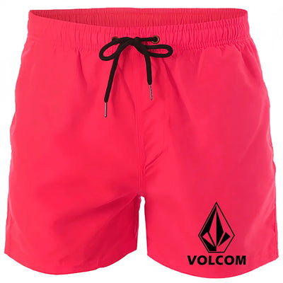 Men's VOLCOM Beach Shorts-Drawstring with Mesh Lining