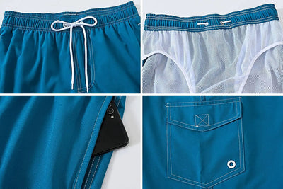 Men's Summer Beach Mesh Lined Swimwear