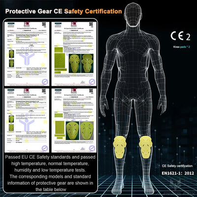 Men's Winter Motorbike Quick Release Pants With Built in CE Protectors-Warm, Waterproof, Off-road, Motocross Pants