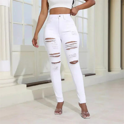 2024 Trendy Fashion Ripped Women's Jeans