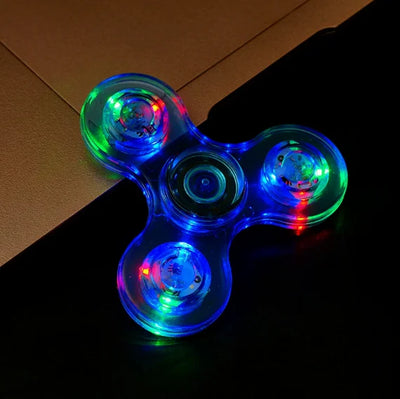 Fidget Spinner Stress Relief Toys-Luminous LED light Fidget Spinner Hand Top Spinners