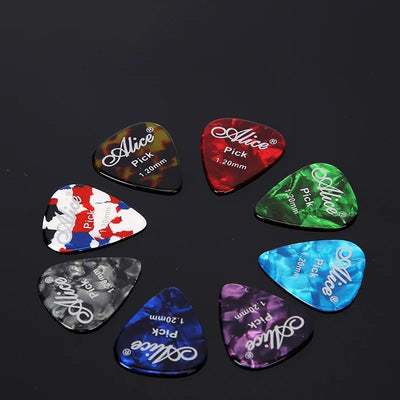 6pcs Acoustic Plectrum Celluloid Smooth Guitar Picks