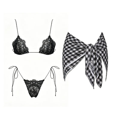 Brazilian Sexy Bikini with Pants, Skirt or Wrap for Women