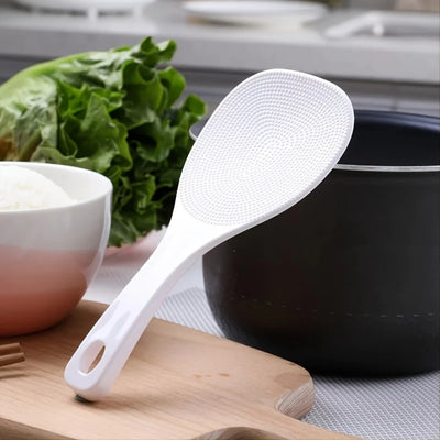 1pc Plastic Rice Paddle Spoon, Anti-Scald, Non-Stick And Easy To Clean