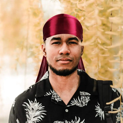 New Unisex Solid Color Soft Velvet Long tail Pirate Hat Breathable Bandana