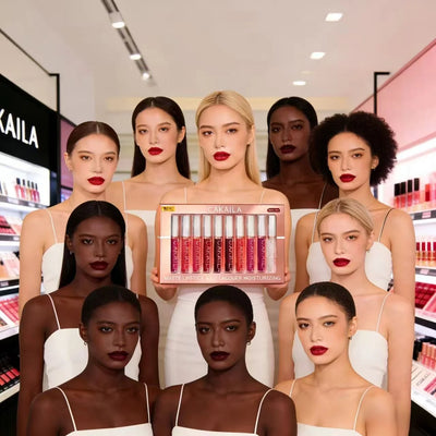Matte Liquid Lipstick 10pc/set, Waterproof Velvet Long Lasting Lip Gloss