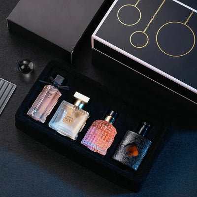 Women's Perfume Set 100ml Gift Box 4piece Fresh Lasting Fragrance's