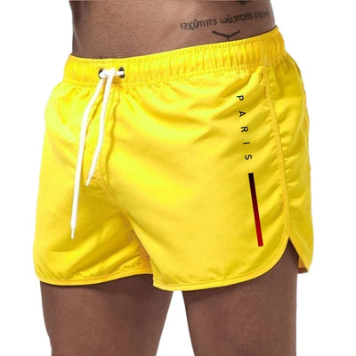 PARIS Men's Beach Shorts-Casual Quick Drying Sports Swimwear