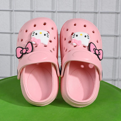 Lovely Sanrio Garden Clogs For Girls. Hello Kitty Pattern for Children.