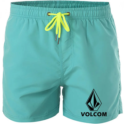 Men's VOLCOM Beach Shorts-Drawstring with Mesh Lining