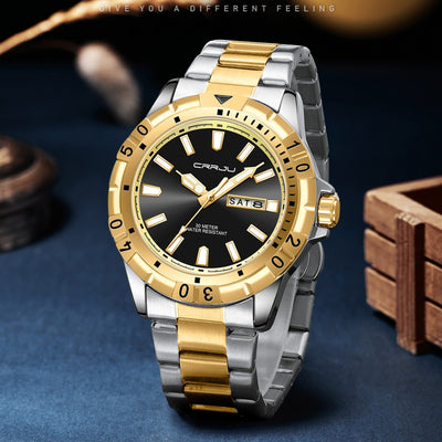 Men's Dual-Date Business Watch