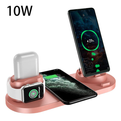 Wireless  Fast Charger For iPhone, Watch and Air Pods, 6 In 1 Charging Dock Station
