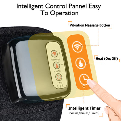 Infrared Heating and Vibrating Massager Wrap for Knee and Elbow Joint Therapy