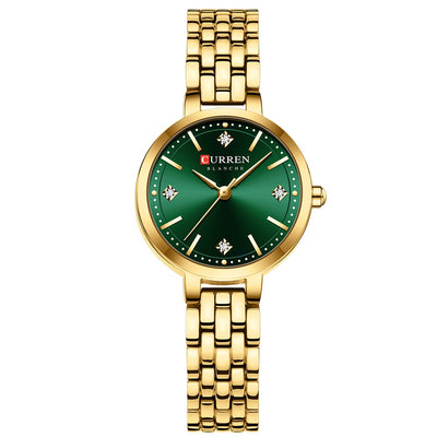Small-dial Waterproof Womens Casual Quartz Watch