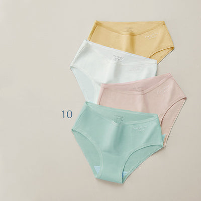 Ladies Mid Waist Underwear Pure Cotton