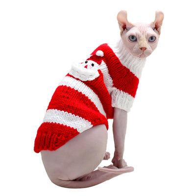 Hairless Cat Warm Sweater-Pet Cat Clothes