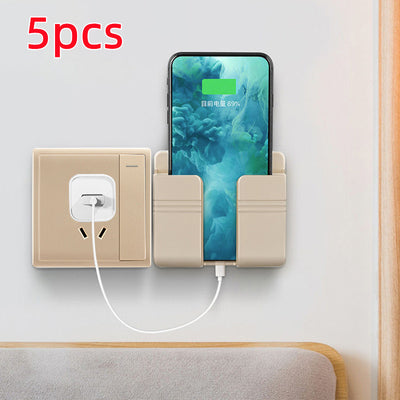 Mobile Phone Wall Mounted Storage Rack for Phone.  Self Stick Storage Box
