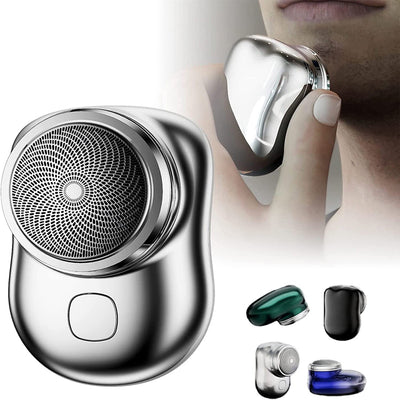 Mini Cordless Face Shaver.  Rechargeable USB Electric Shaver Wet & Dry.