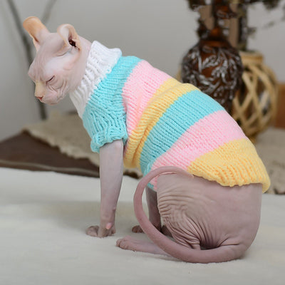 Hairless Cat Warm Sweater-Pet Cat Clothes