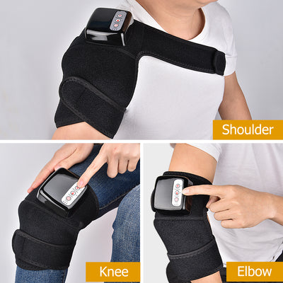 Infrared Heating and Vibrating Massager Wrap for Knee and Elbow Joint Therapy