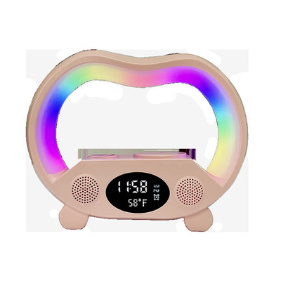 New 6 In 1 Smart Remote Control Bluetooth-compatible LED Table Lamp/Alarm Clock