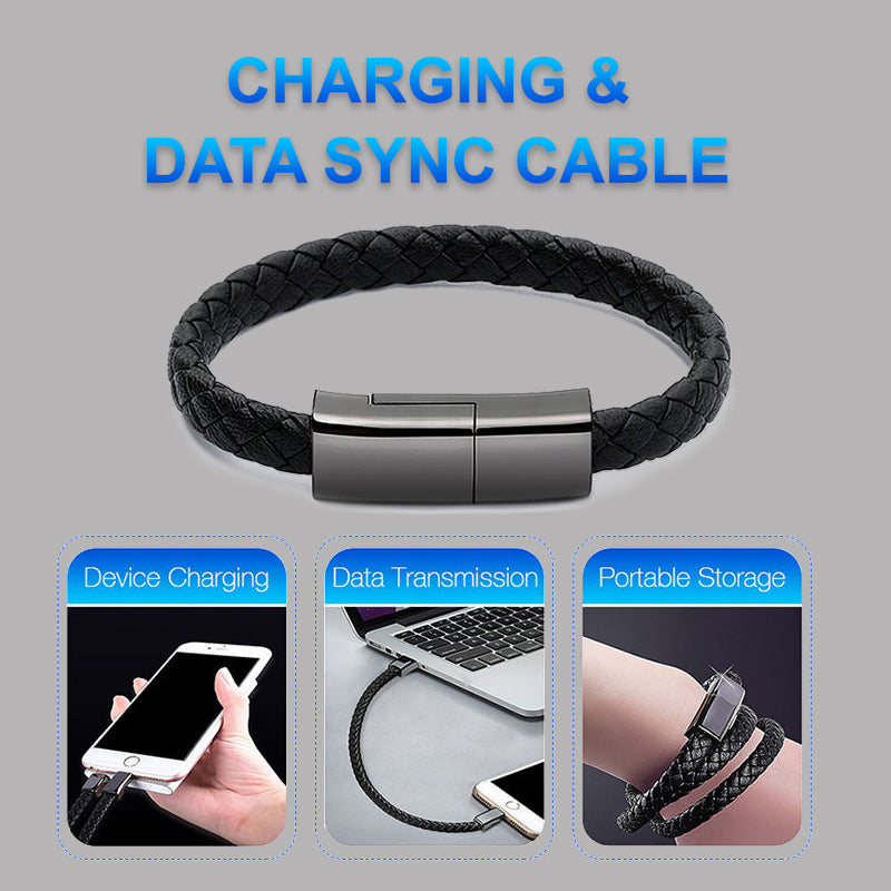 USB Data Transfer Cord for Older iPhone--Type C to Apple or Android