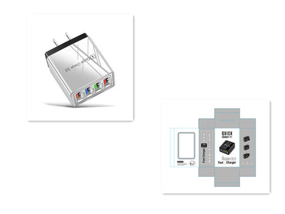Quick Charger USB 4 in 1