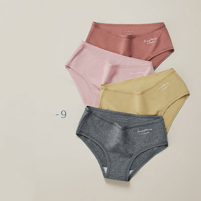 Ladies Mid Waist Underwear Pure Cotton