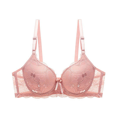 Lace Hollow Massage Push Up Bras Underwear For Women